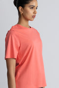 Melea Icon T-shirt - S Coral S Pink