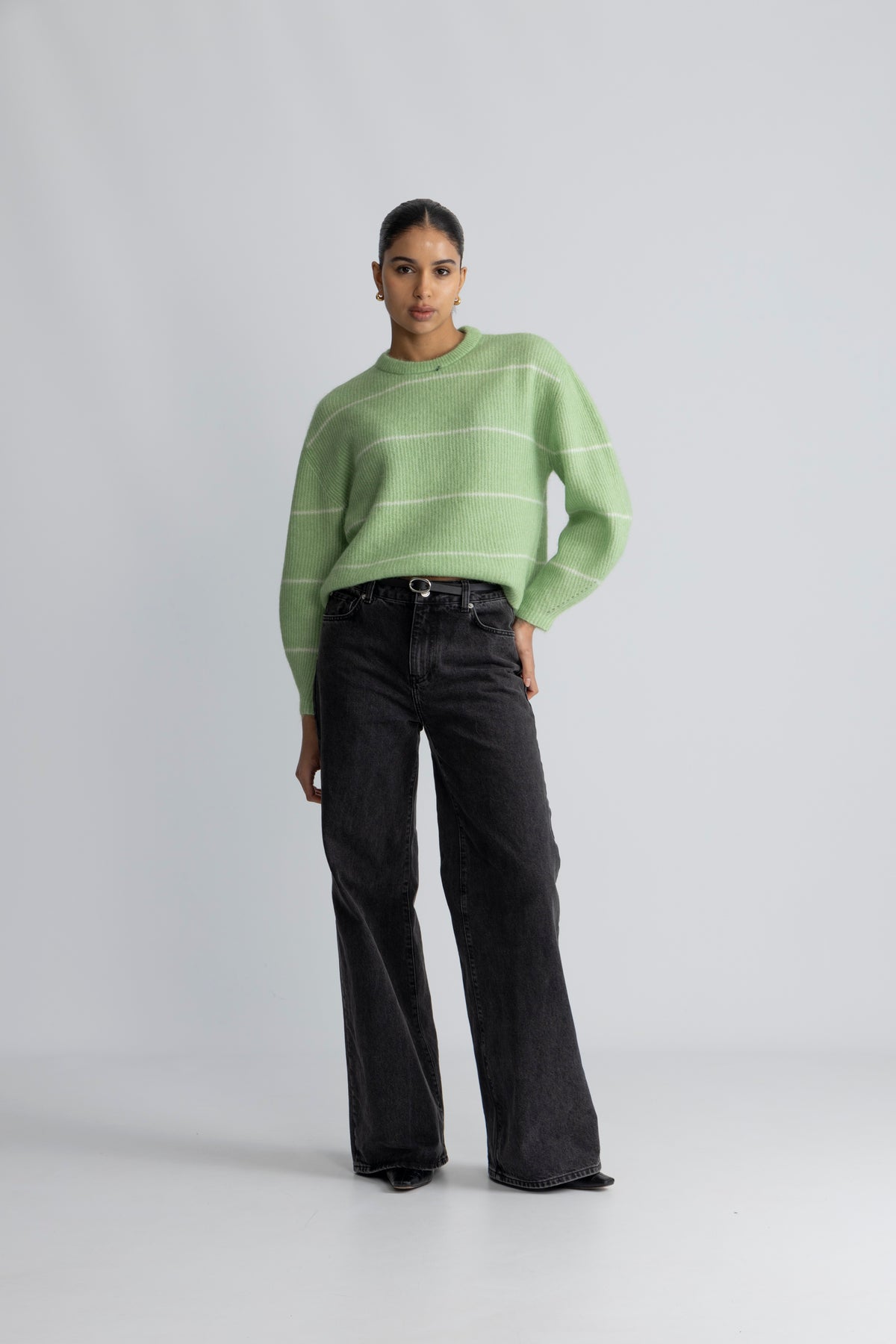 Ethana Nenaya Pullover Stp - Forest S Egret