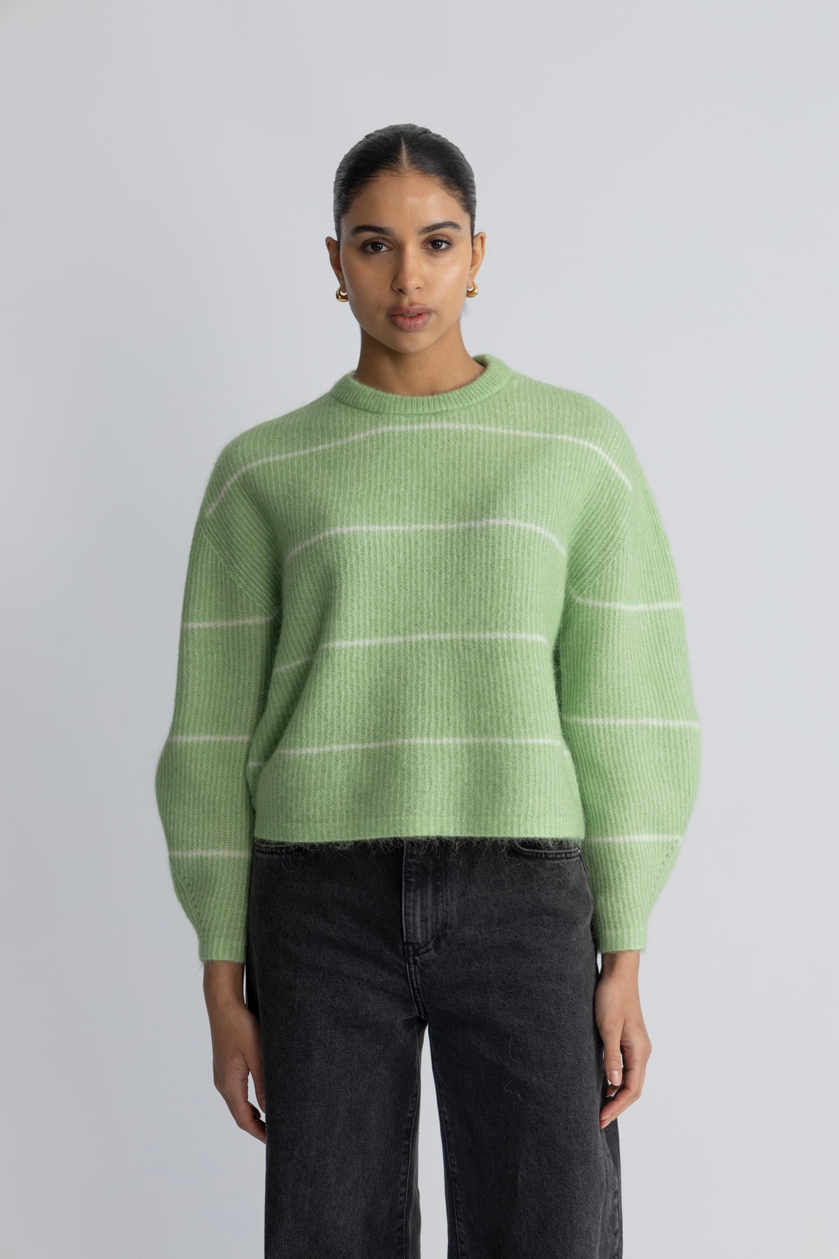Ethana Nenaya Pullover Stp - Forest S Egret