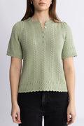 Esmeralda Pullover - Ljusgrön