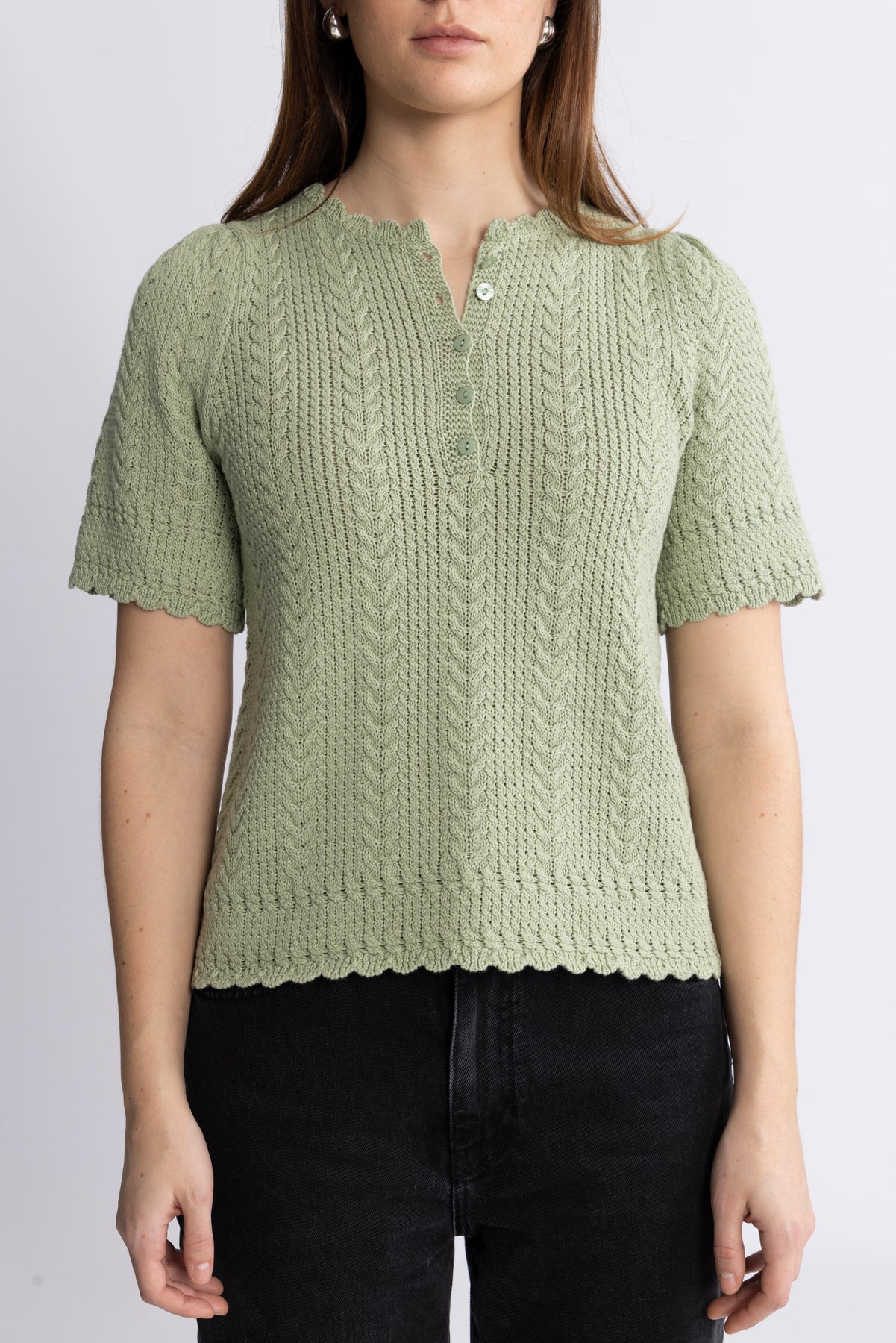 Esmeralda Pullover - Ljusgrön