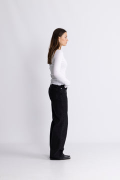 Buttoned Ls Top - Bright White