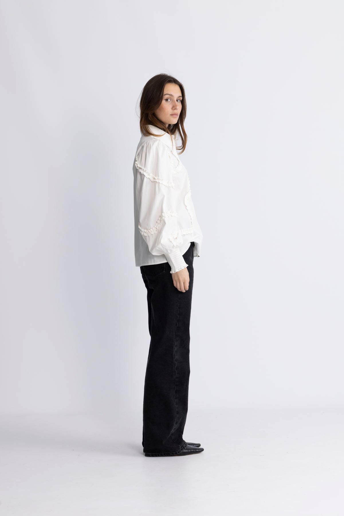 Yastrima Ls Shirt S. - Star White