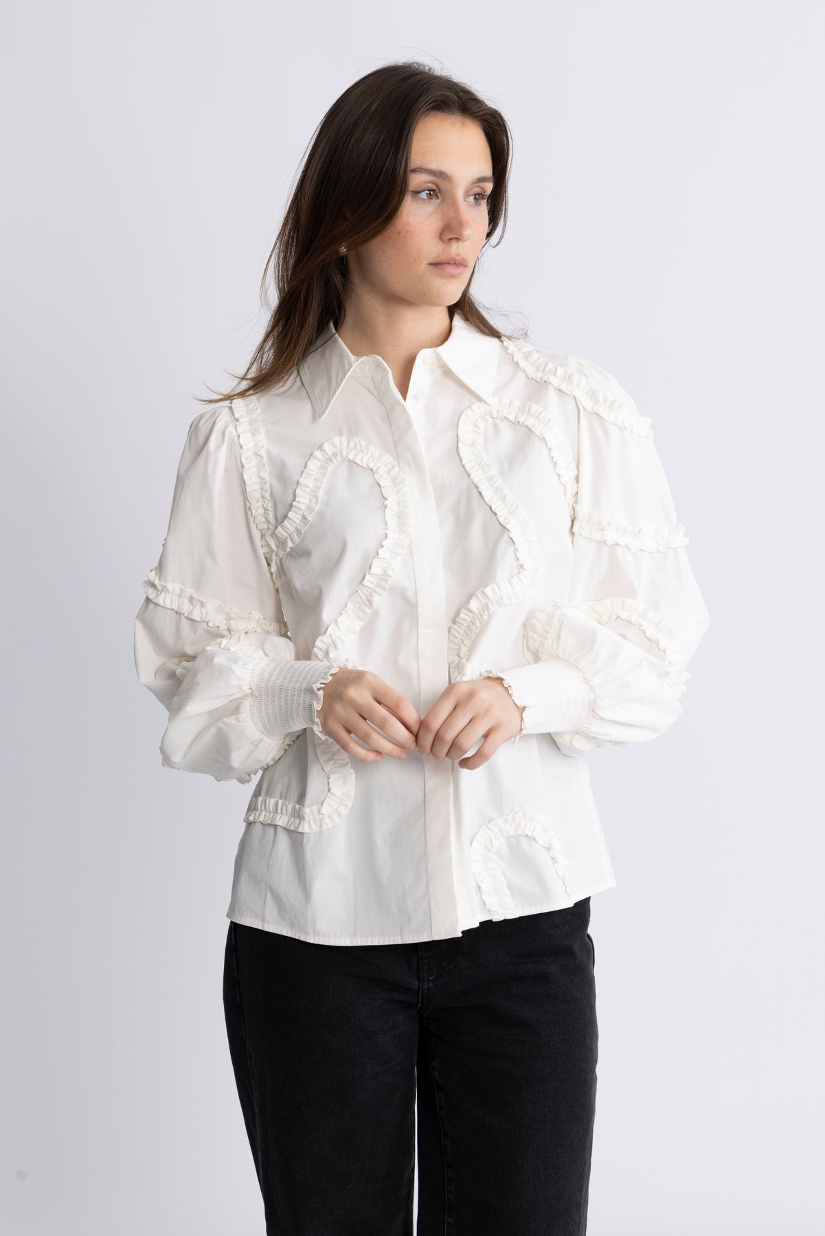 Yastrima Ls Shirt S. - Star White