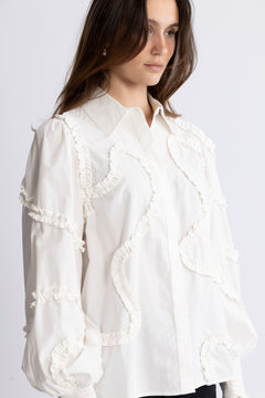 Yastrima Ls Shirt S. - Star White