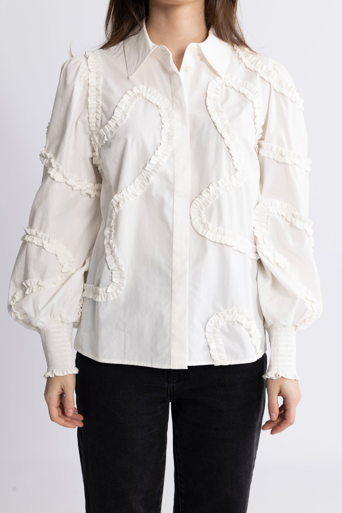 Yastrima Ls Shirt S. - Star White