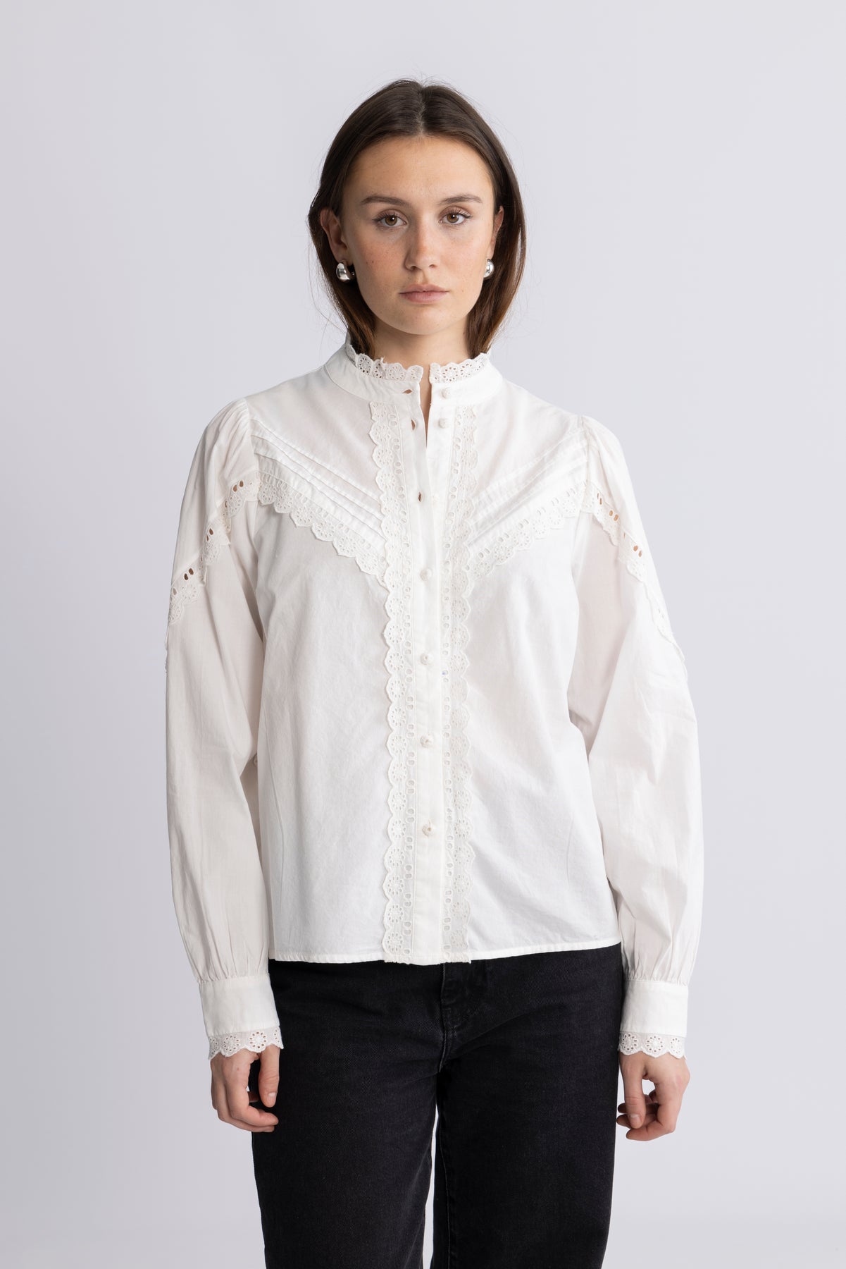 Yaskomea Ls Shirt - Star White