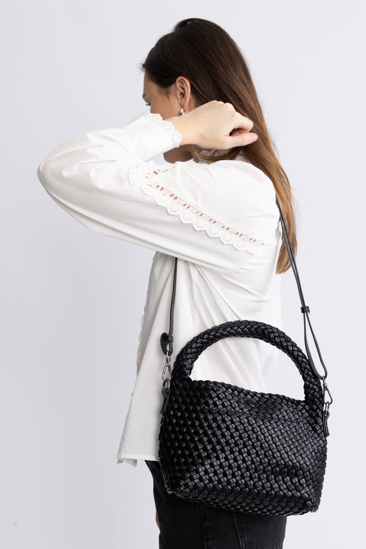 Twist Braided Soft Structure - Svart