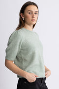 Yasanne SS Knit Pullover - Iceberg Green