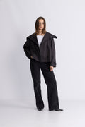 Mazieiw Perry Short Coat - Svart