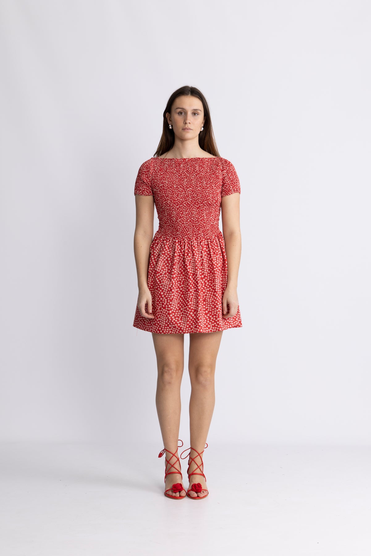 Deboni Miniklänning - Allura Floral - Röd