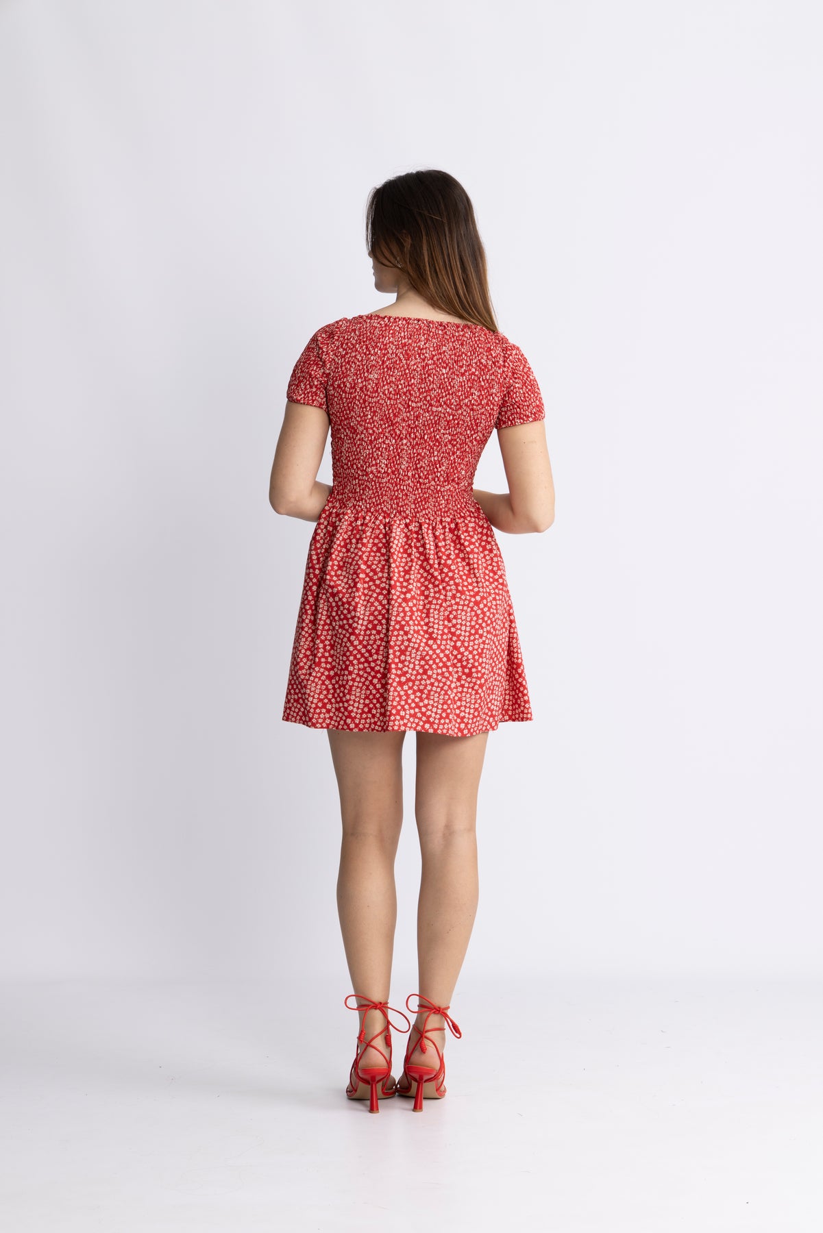 Deboni Miniklänning - Allura Floral - Röd