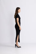 Babba Rib Dress - Svart