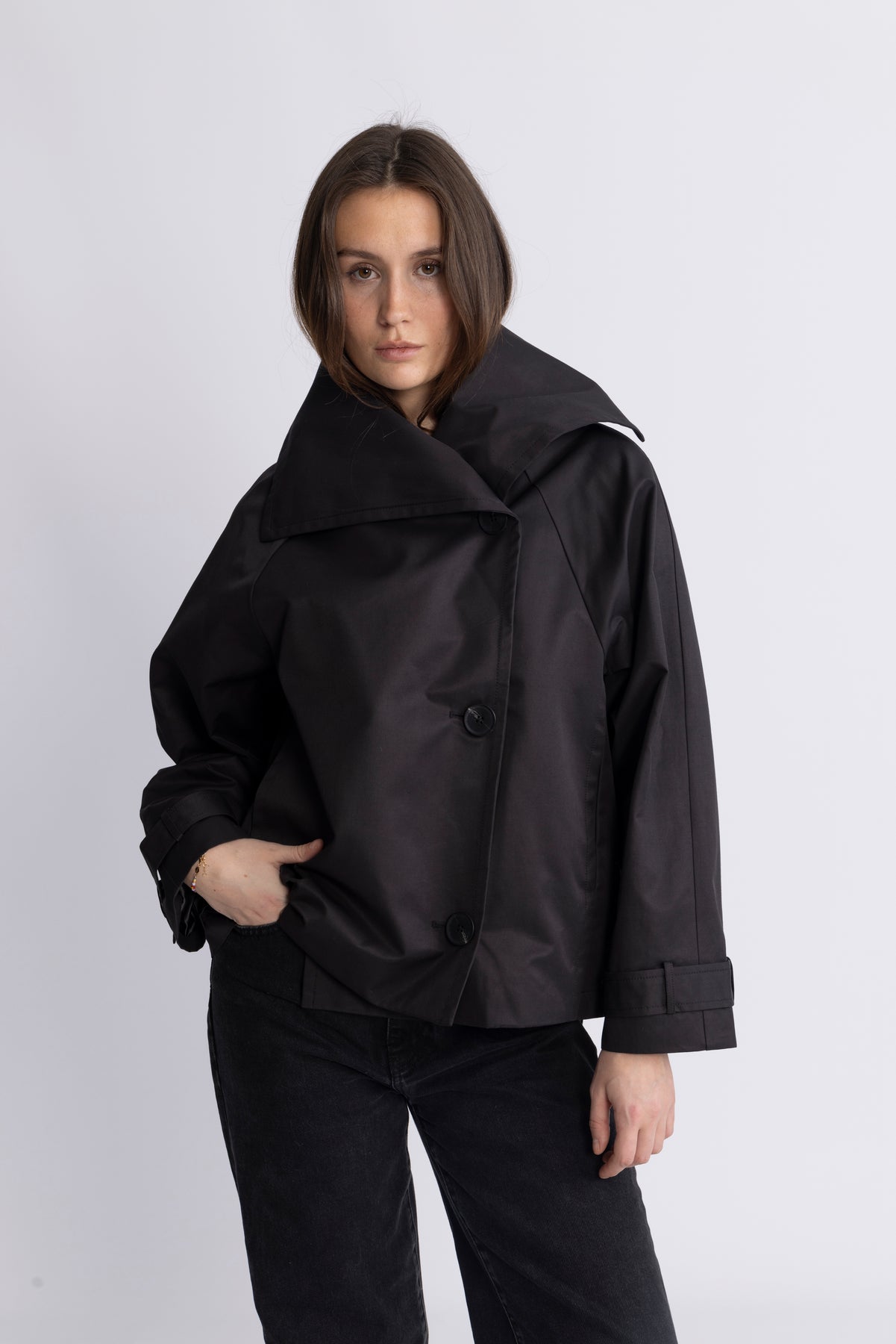 Mazieiw Perry Short Coat - Svart