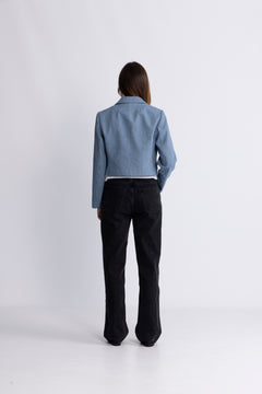 Nelliecc Stripe Blazer - Blue