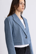 Nelliecc Stripe Blazer - Blå