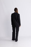 Tania-Rita Ls Relaxed Blazer - Svart
