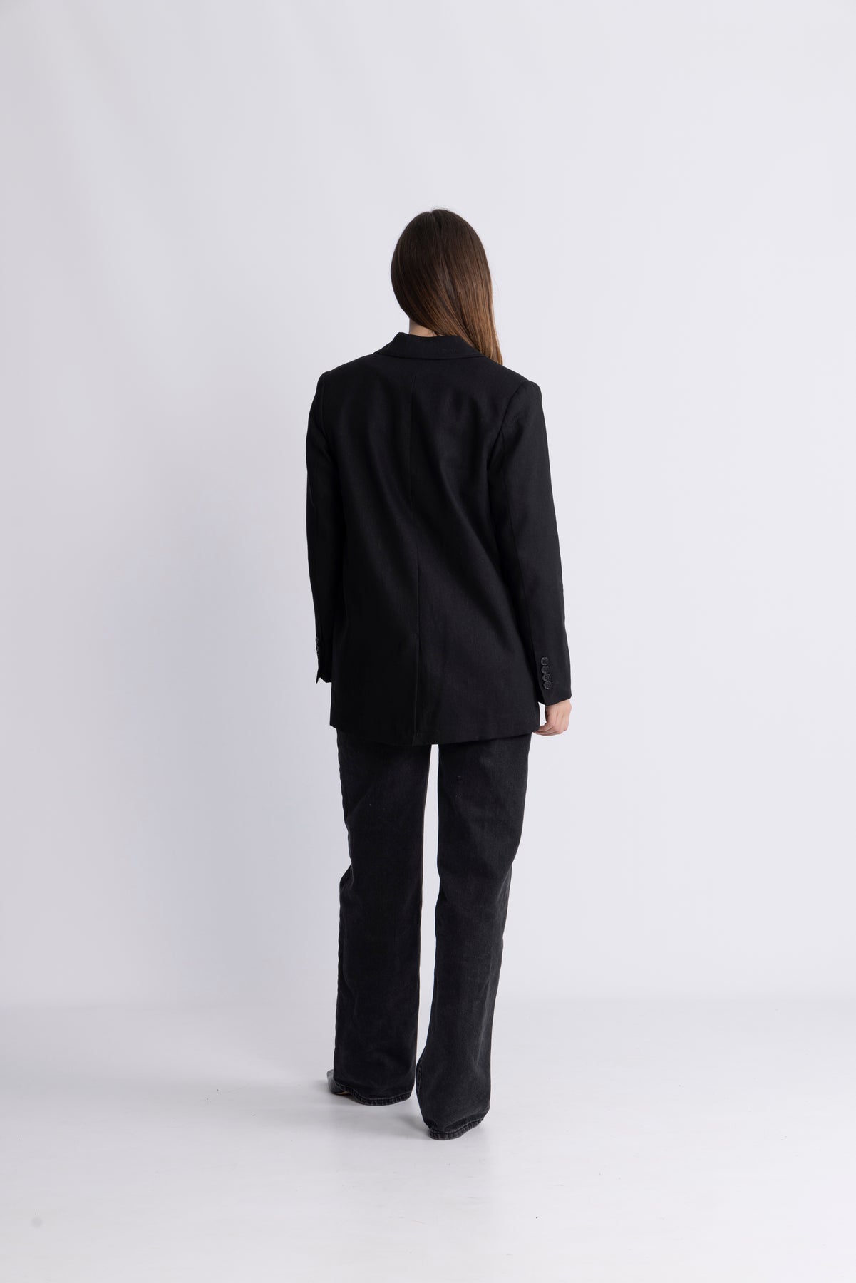 Tania-Rita Ls Relaxed Blazer - Svart