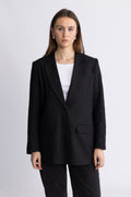 Tania-Rita Ls Relaxed Blazer - Svart