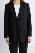 Tania-Rita Ls Relaxed Blazer - Svart