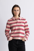 Ally Blus - Pink Bordeaux Stripe