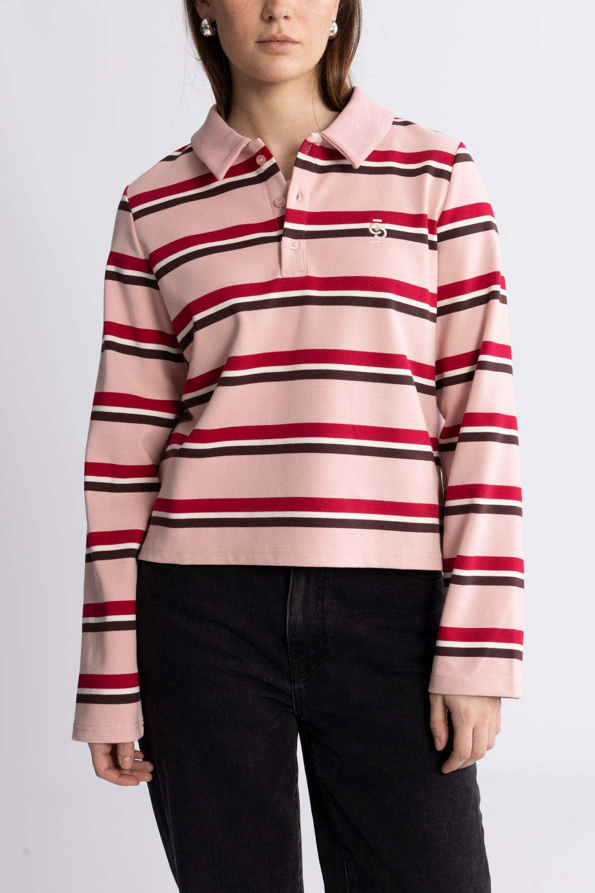 Ally Blus - Pink Bordeaux Stripe