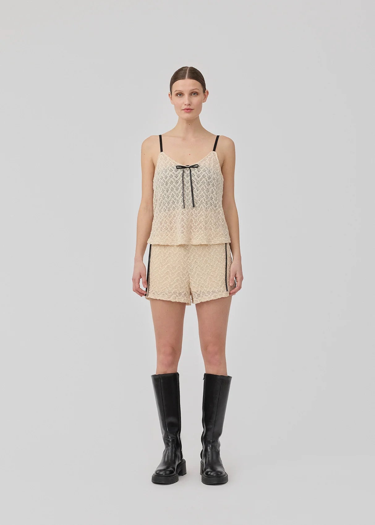 Emilia Lace Top - Soft White
