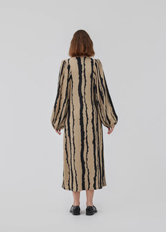 Harland Print Dress - Torn Lines