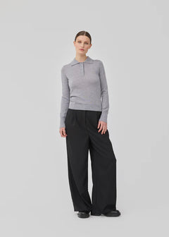 Hiroki Polo - Grey Melange