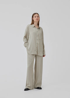 Hissa Print Shirt - Soft Stripe