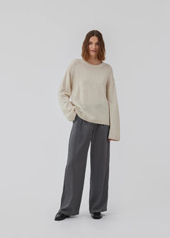 Howie O-Neck - Beige Melange