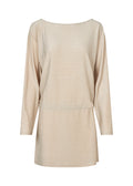 Josefine Short Dress - Pale Gold