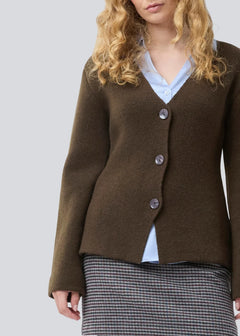 Klayton Cardigan - Dark Coffee