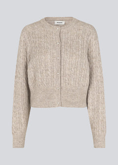 Pammie Cardigan - Beige Speckle Melange