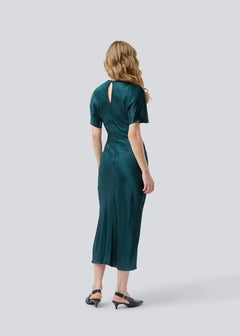 Parveen Dress - Bottle Green
