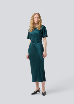 Parveen Dress - Bottle Green