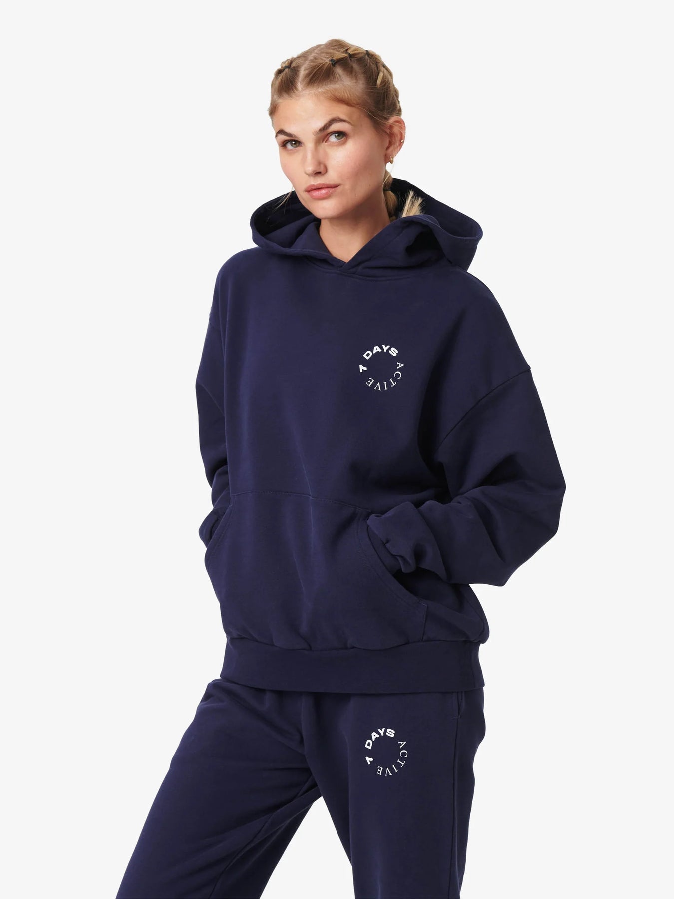 Organic Hoodie - Navy