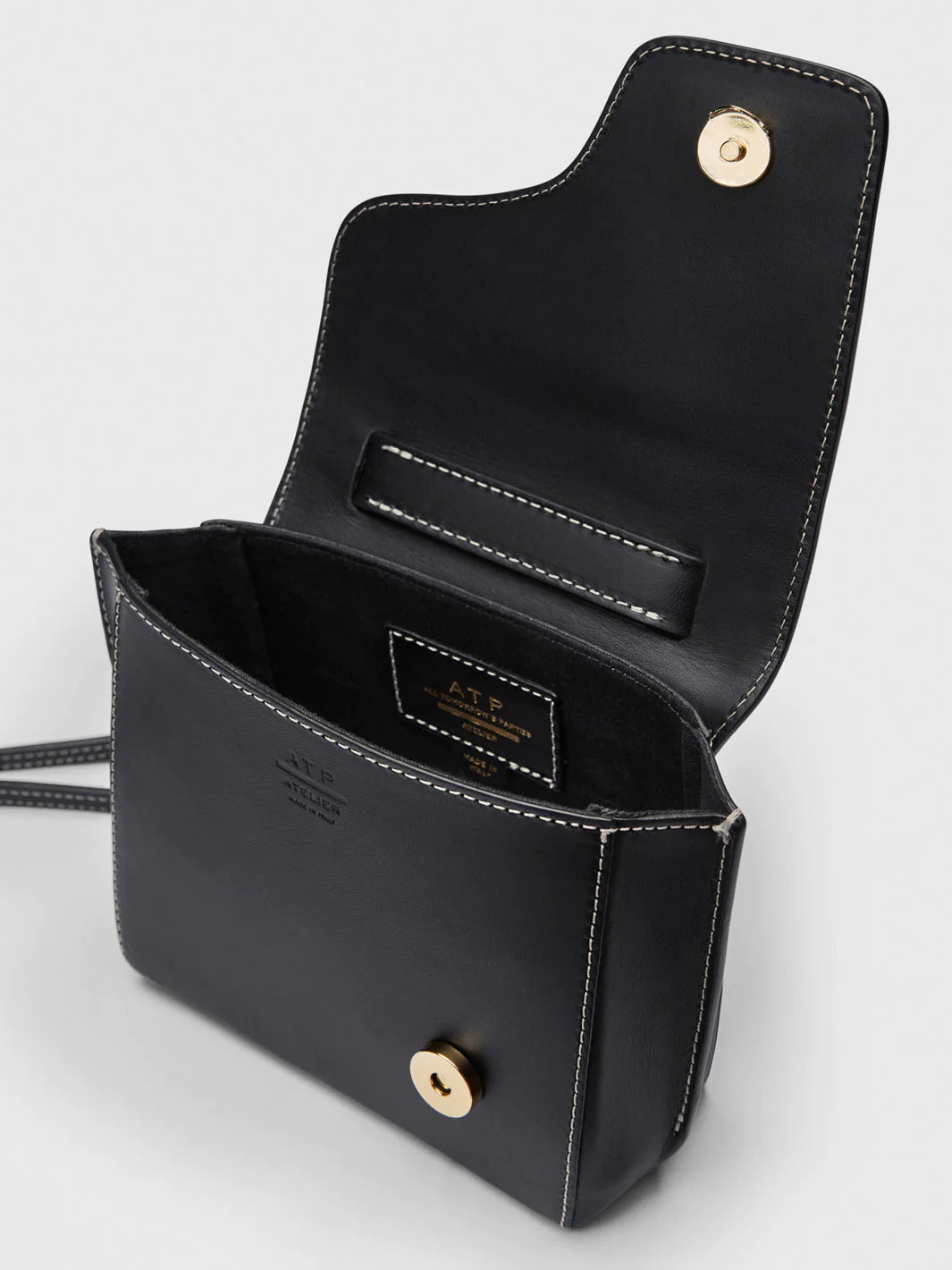 Montalcino - Black/Contrast Stitch Vacchetta