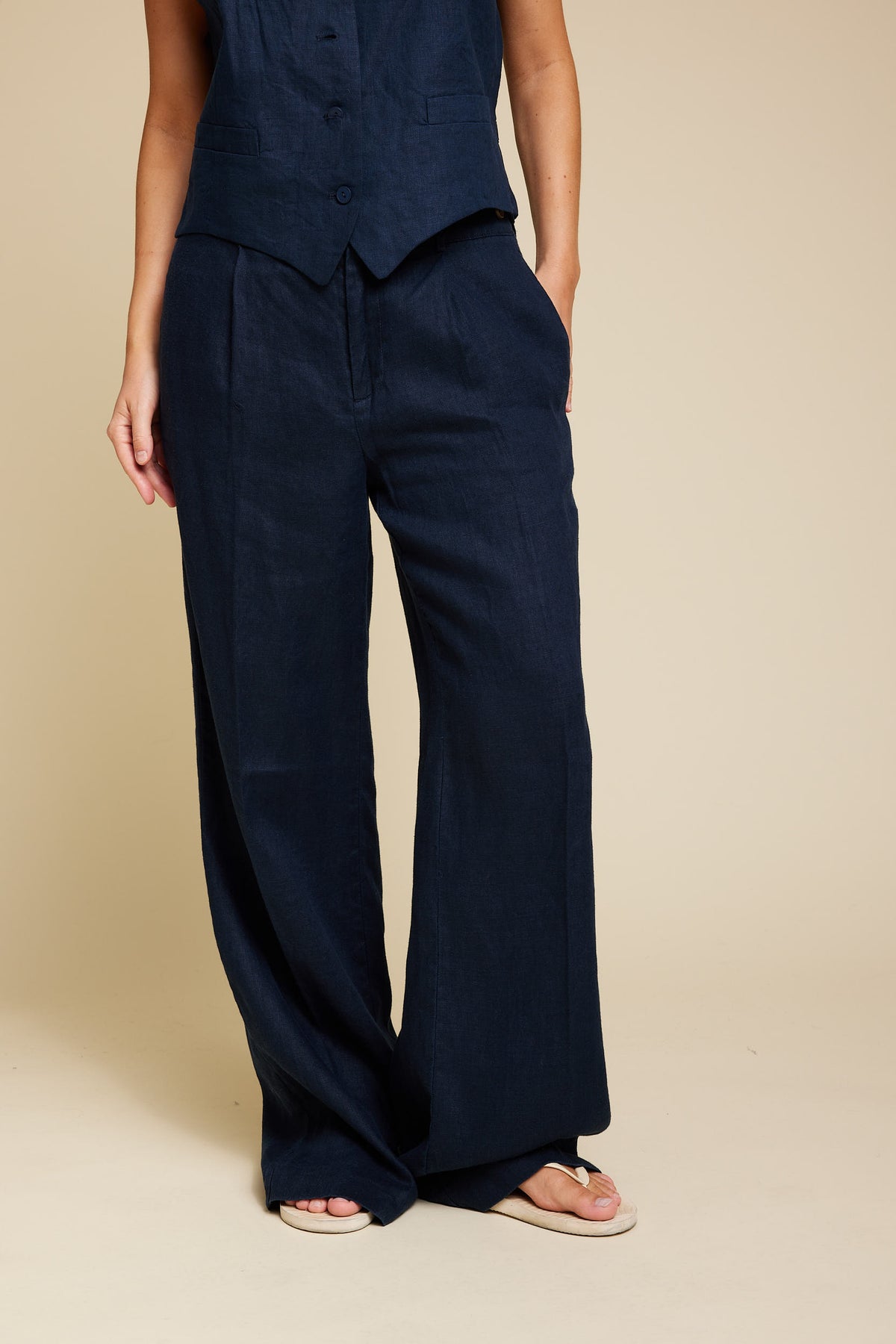 Moon Linen - Blue