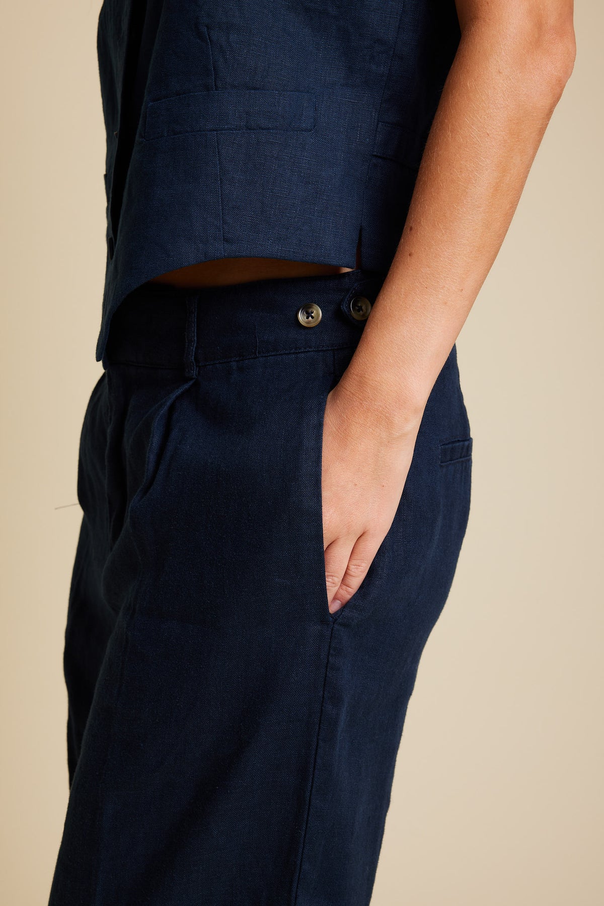 Moon Linen - Blue