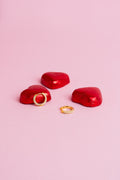 Small Stone Covered Hoops