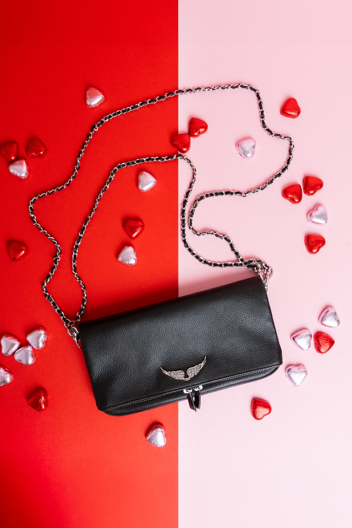 Zadig & Voltaire Rock Grained Leather - Svart
