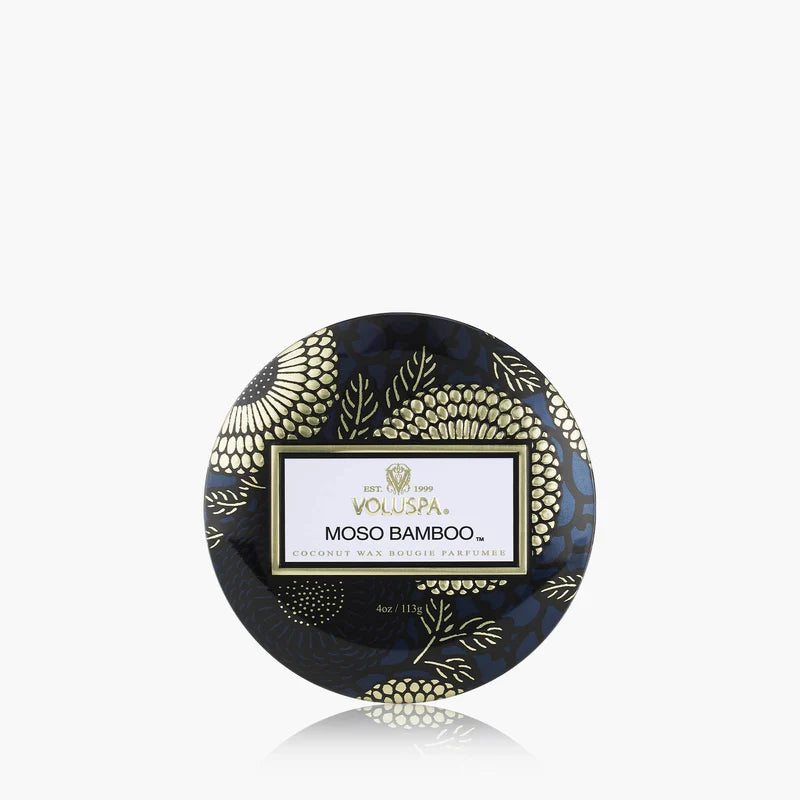Mini Tin Candle - Moso Bamboo