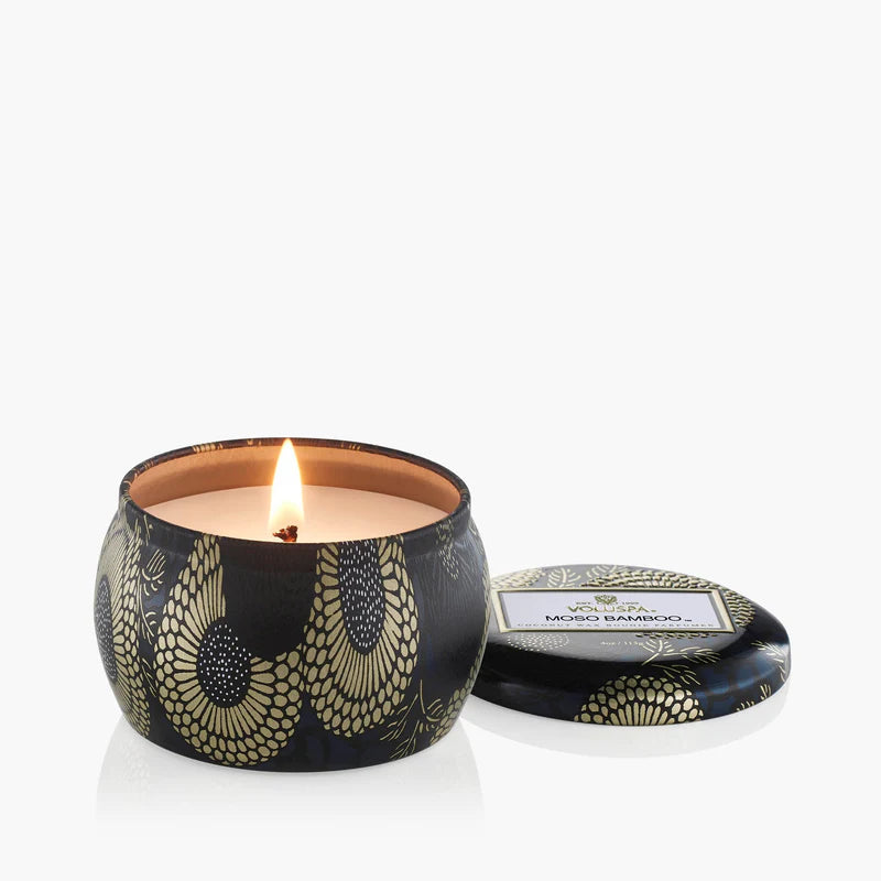 Mini Tin Candle - Moso Bamboo
