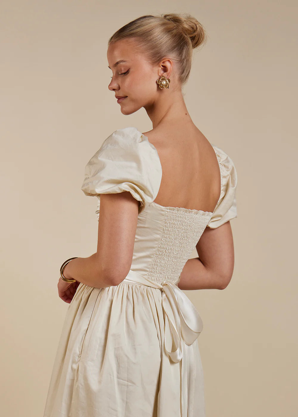 Matilda Maxiklänning - Ivory