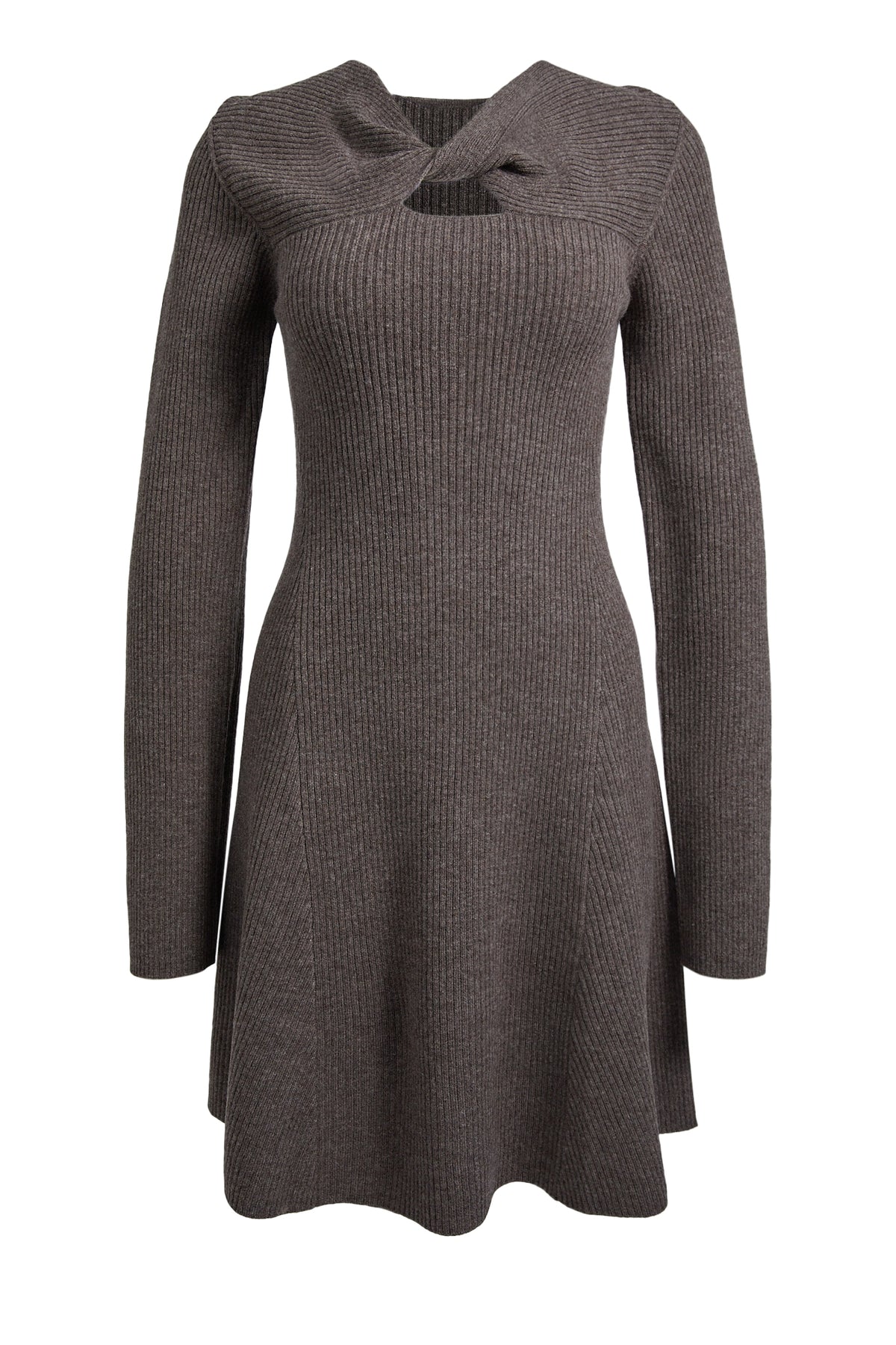 Myla Dress - Dark Taupe Melange