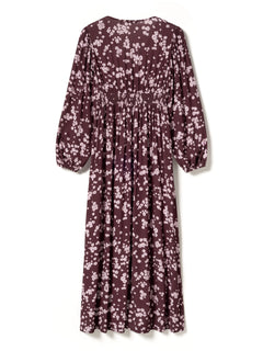 N-Lilith Maxi Dress - Deja Burgundy Print