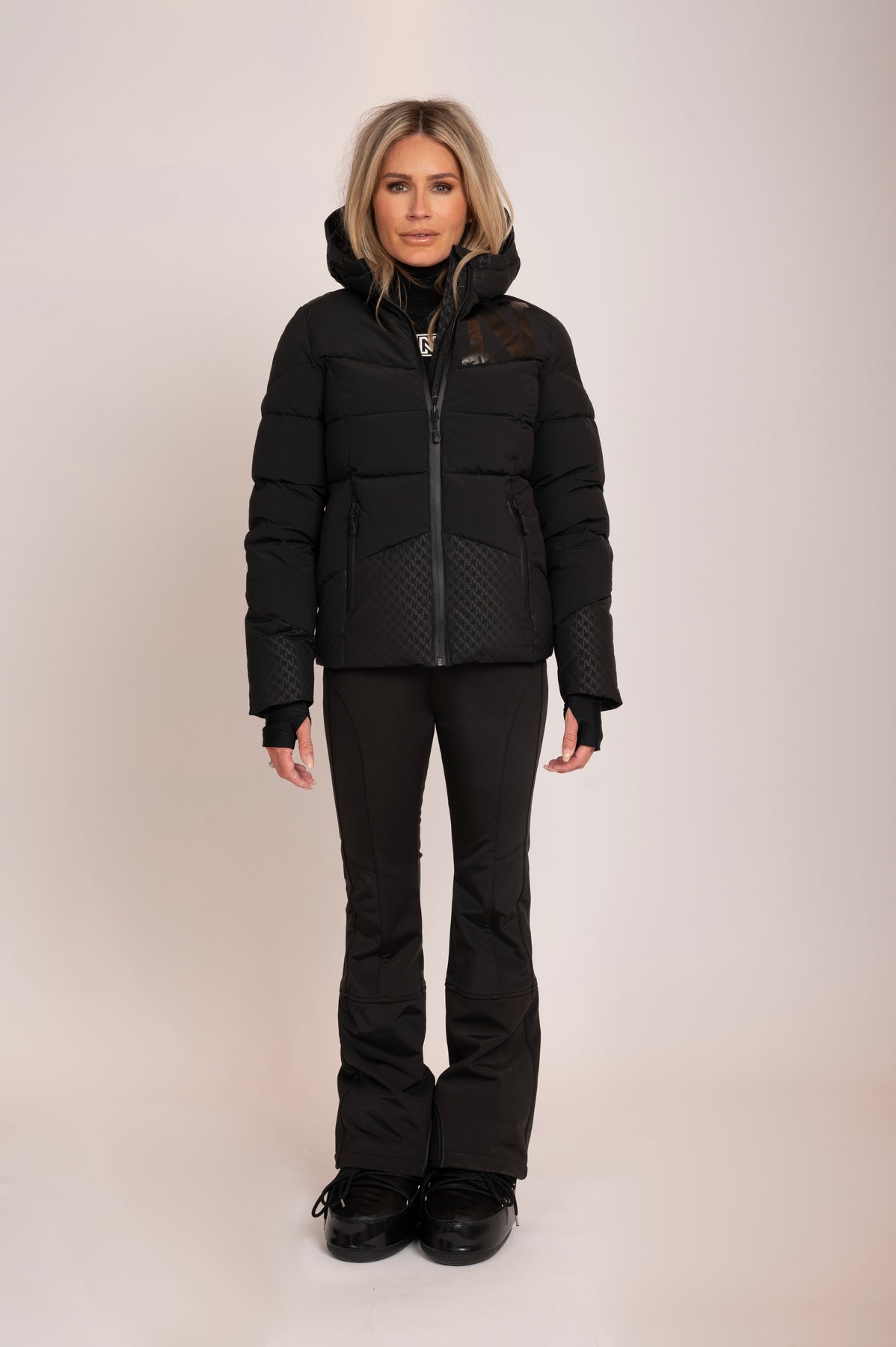 Logo Ski Jacket - Black