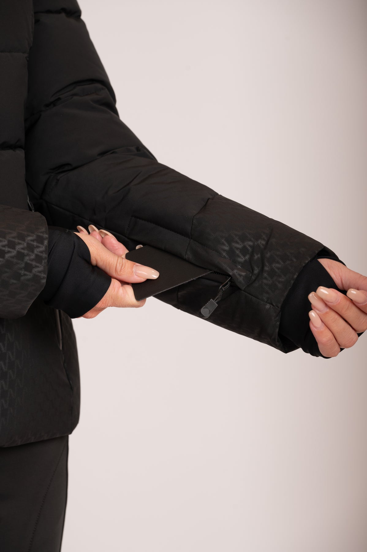Logo Ski Jacket - Black