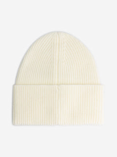 Round Patch Beanie - Star White